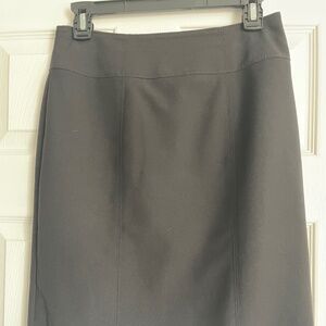 Black fully lined pencil skirt, size 4